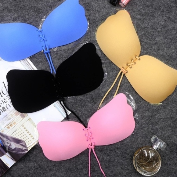 ADHESIVE Backless Strapless Bra Black C - Picture 4 of 6